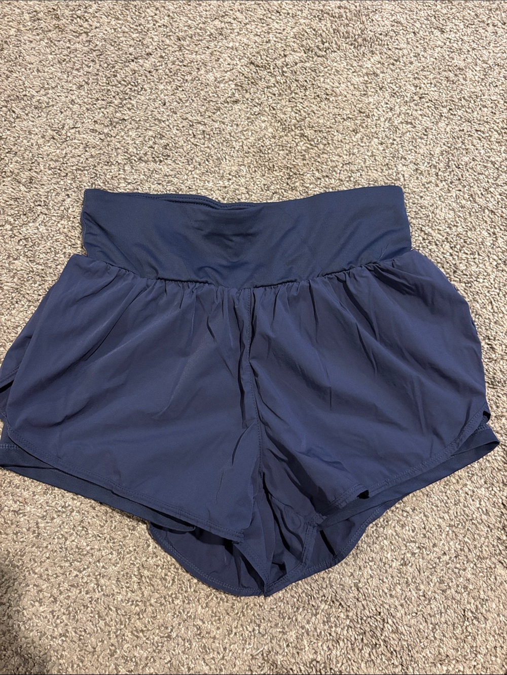 Women's running Shorts in Navy Blue
